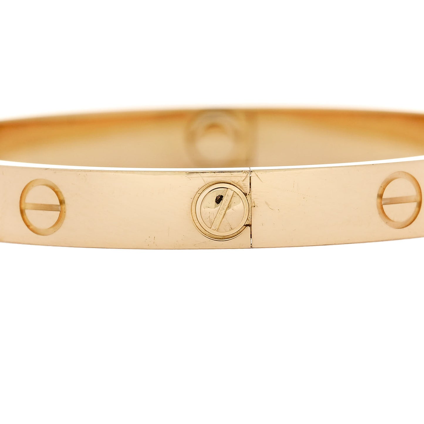 18K Yellow Gold LOVE Bracelet 17
