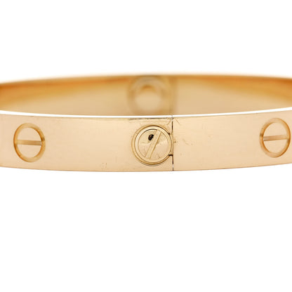 Cartier 18K Yellow Gold LOVE Bracelet 17 5 of 9