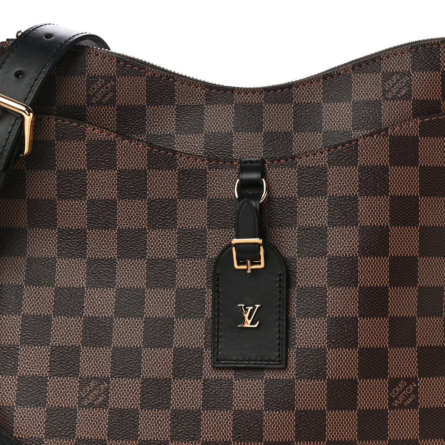 Louis Vuitton Damier Ebene Odeon MM Black 6 of 8
