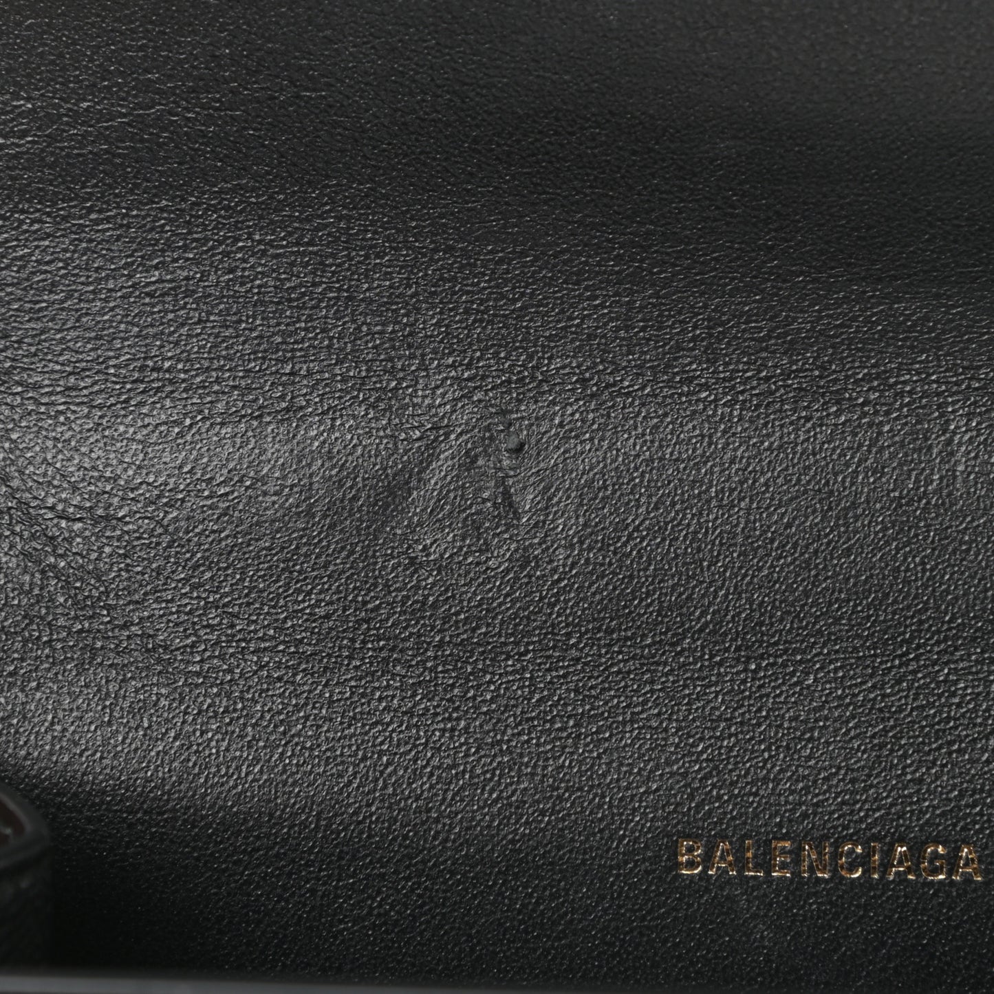 Box Calfskin XS Sharp Top Handle Bag Black