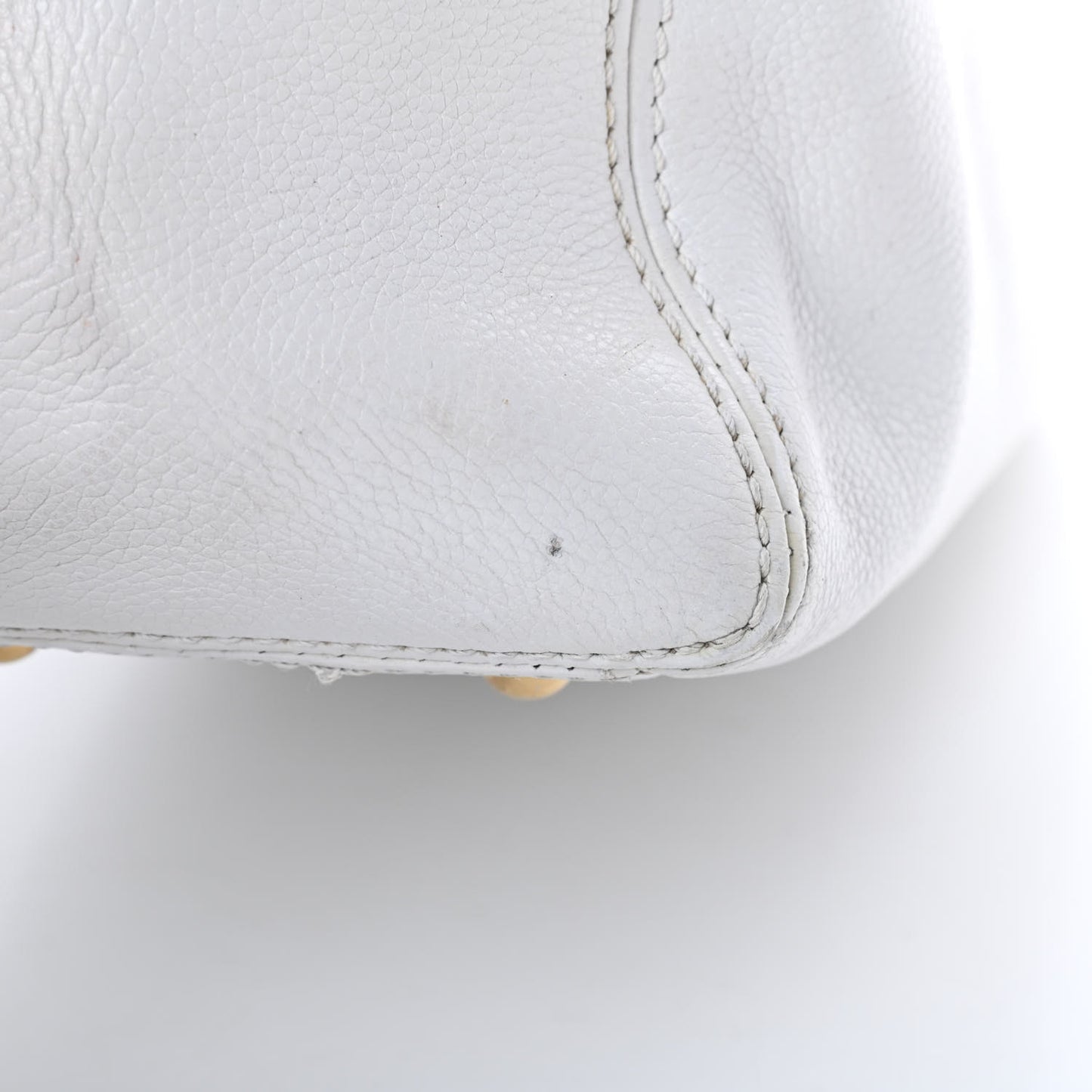 Calfskin CC Hobo White