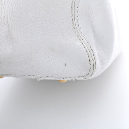 Chanel Calfskin CC Hobo White 11 of 15