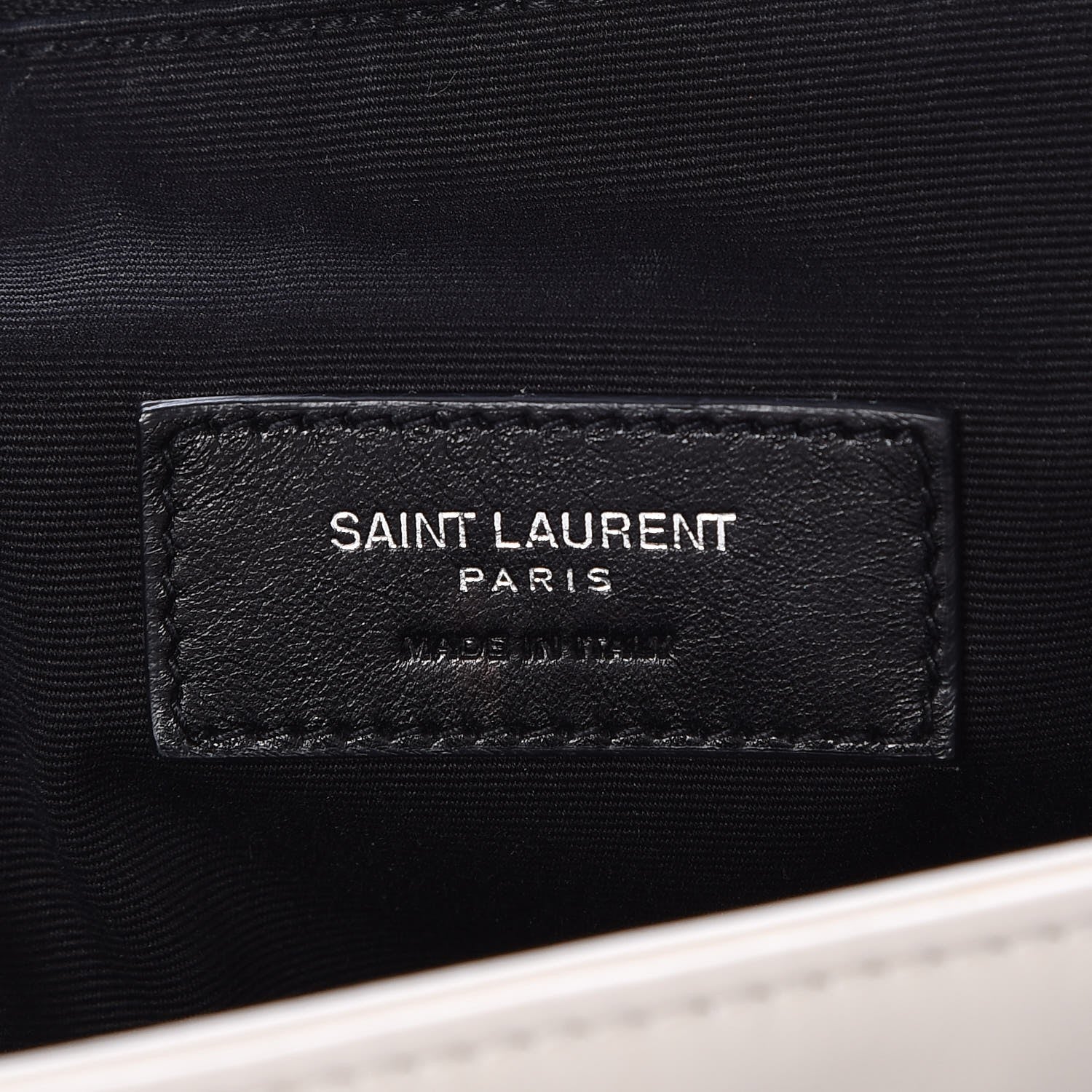 Saint Laurent Calfskin Y Quilted Monogram Loulou Shoulder Bag Porcellana 8 of 15