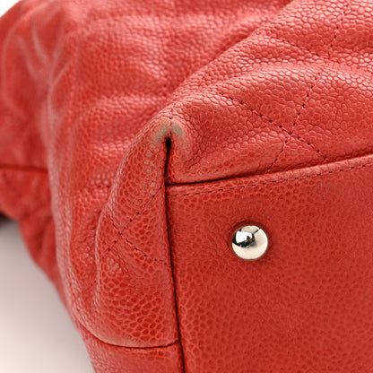Chanel Caviar Quilted French Riviera Hobo Rouge 17 of 17