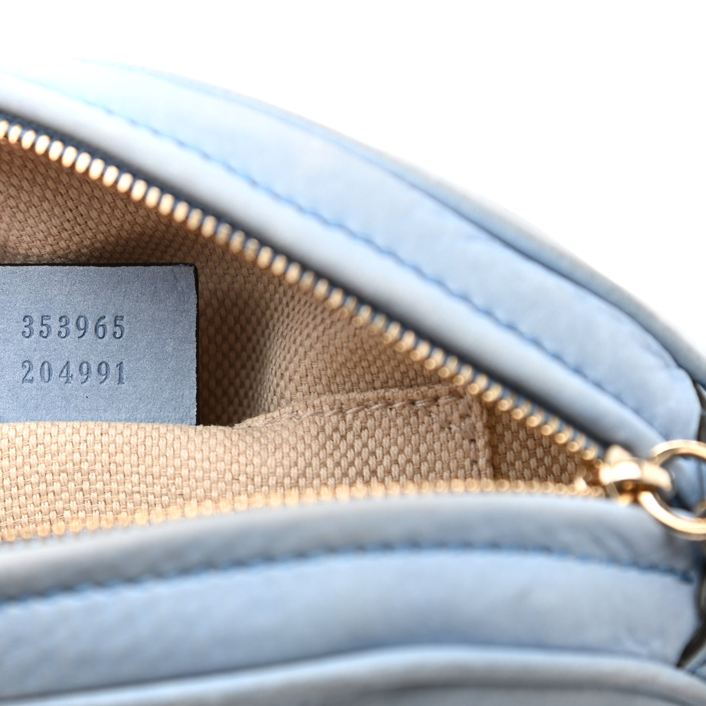 Vitello Range Mini Soho Chain Bag Mineral Blue