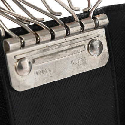 Prada Saffiano Metal 6 Key Holder Black 8 of 8