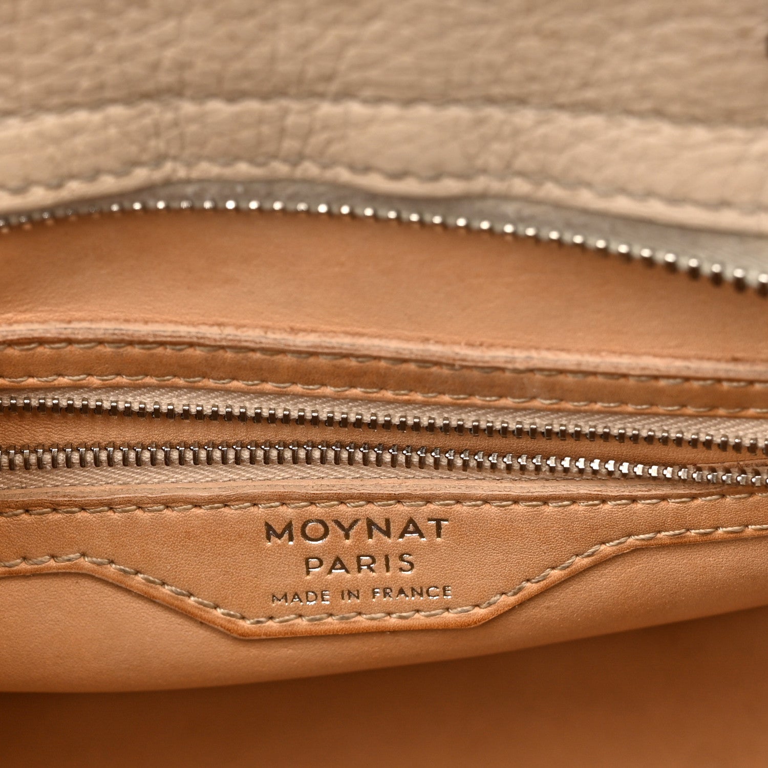Moynat Taurillon Gex Pauline Tote Beige 5 of 11