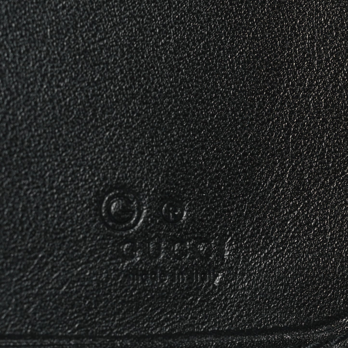 Microguccissima Bi-Fold Organizer Wallet Black