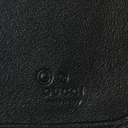 Gucci Microguccissima Bi-Fold Organizer Wallet Black 6 of 6