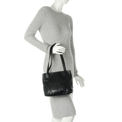 Chanel Lambskin CC Tote Black 2 of 7
