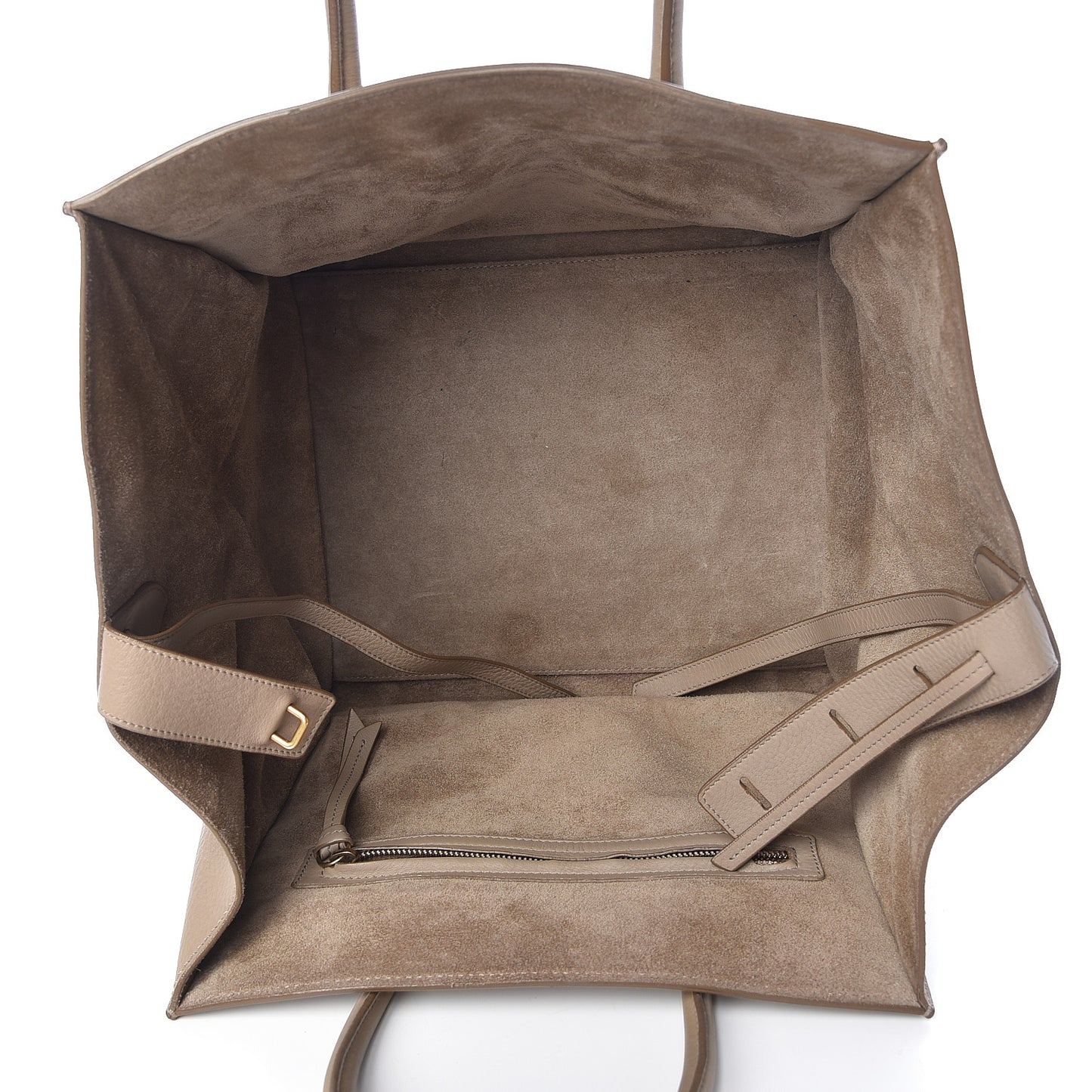 Supple Calfskin Medium Phantom Luggage Beige