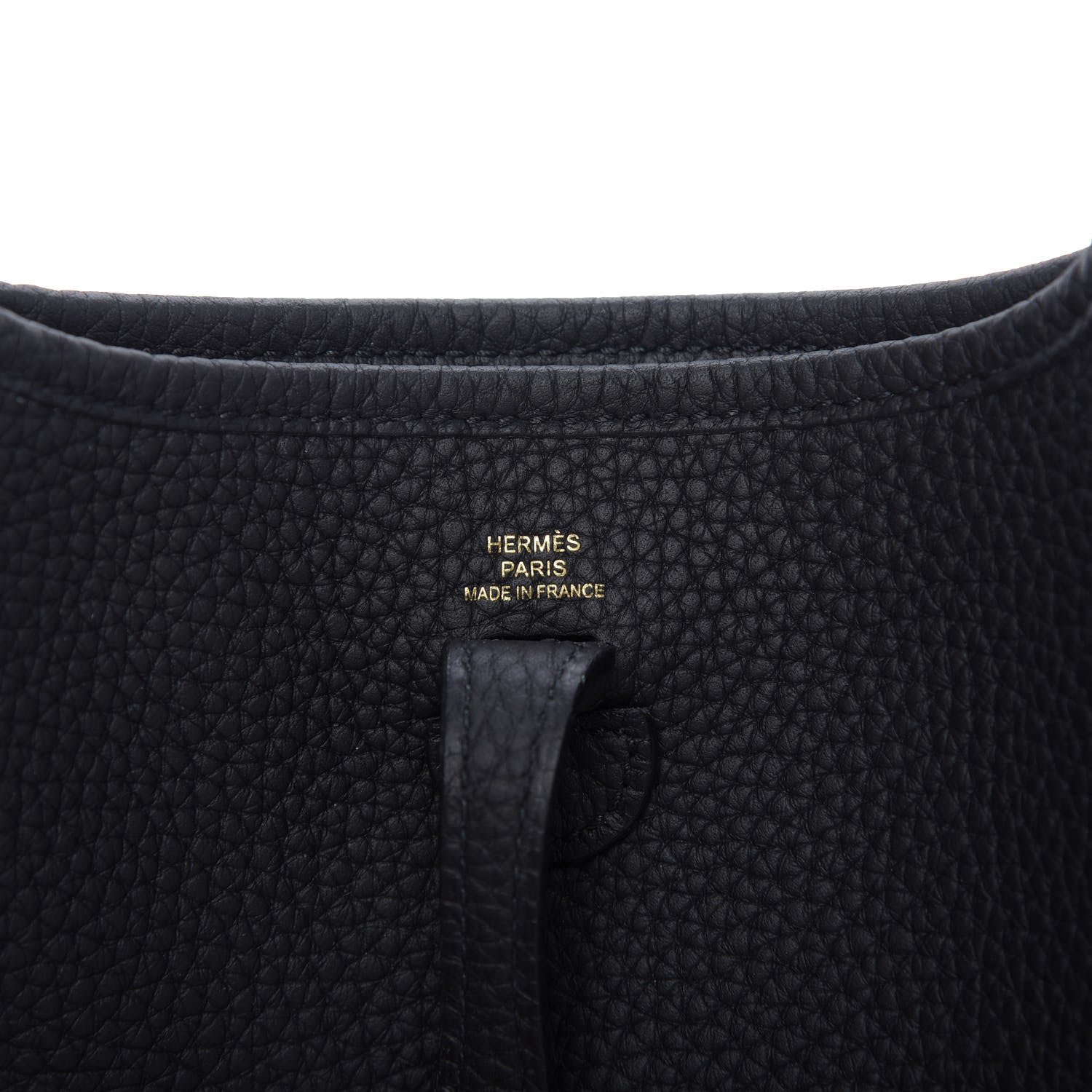 Hermes Taurillon Clemence Evelyne TPM Black 8 of 10