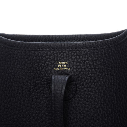 Hermes Taurillon Clemence Evelyne TPM Black 8 of 10
