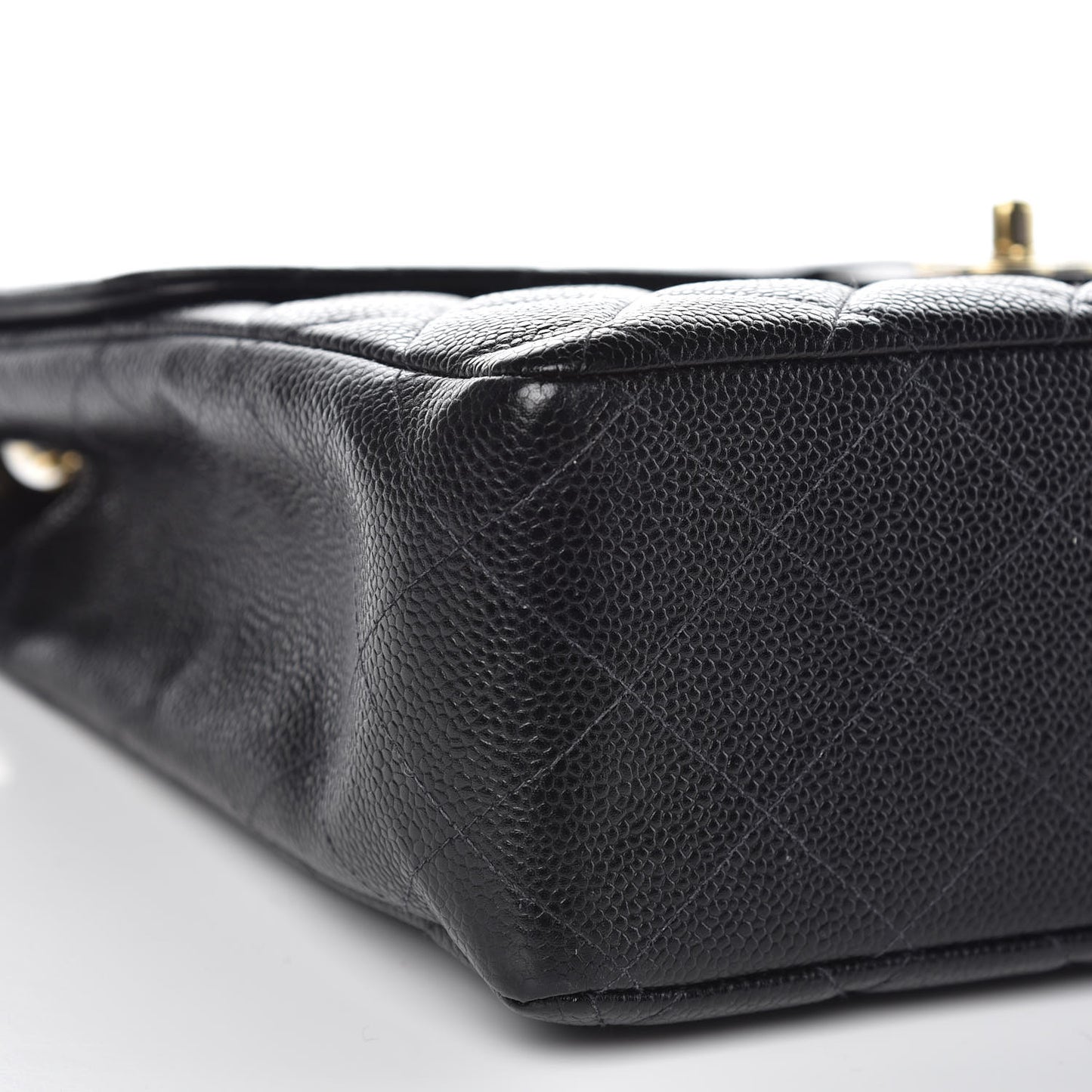 Caviar Quilted Jumbo Single Flap Black