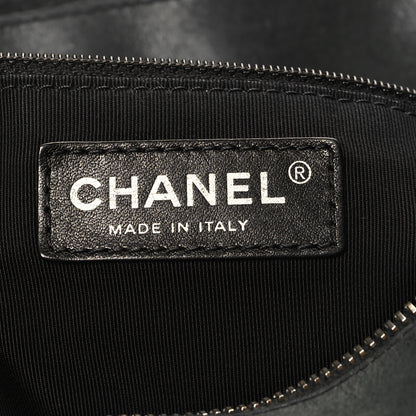 Chanel Iridescent Calfskin Chic Quilt Bowling Bag Black 6 of 11