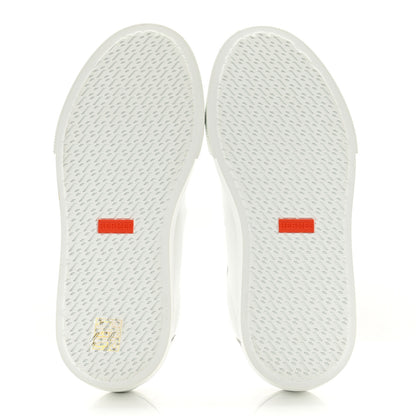 Hermes Calfskin Day Sneakers 37.5 White 6 of 11