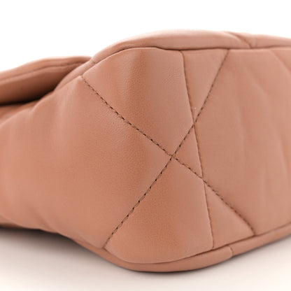 Chanel Lambskin Quilted Medium Chanel 19 Flap Brown 9 of 10