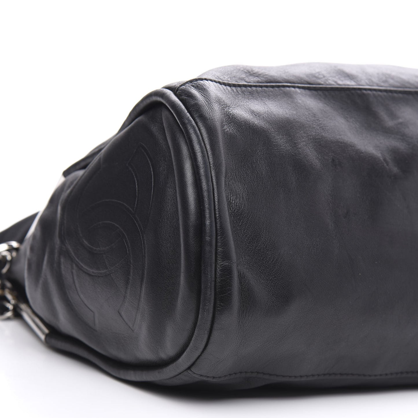 Lambskin Large Ultimate Soft Tote Black