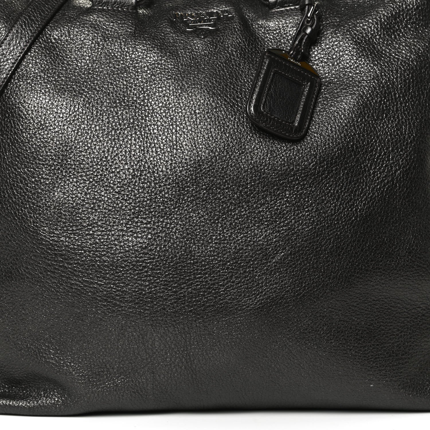 Prada Vitello Daino Shopping Tote Piombo Mordore 8 of 12