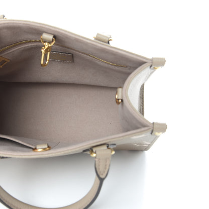 Louis Vuitton Empreinte Monogram Giant Onthego PM Tourterelle Creme 5 of 11