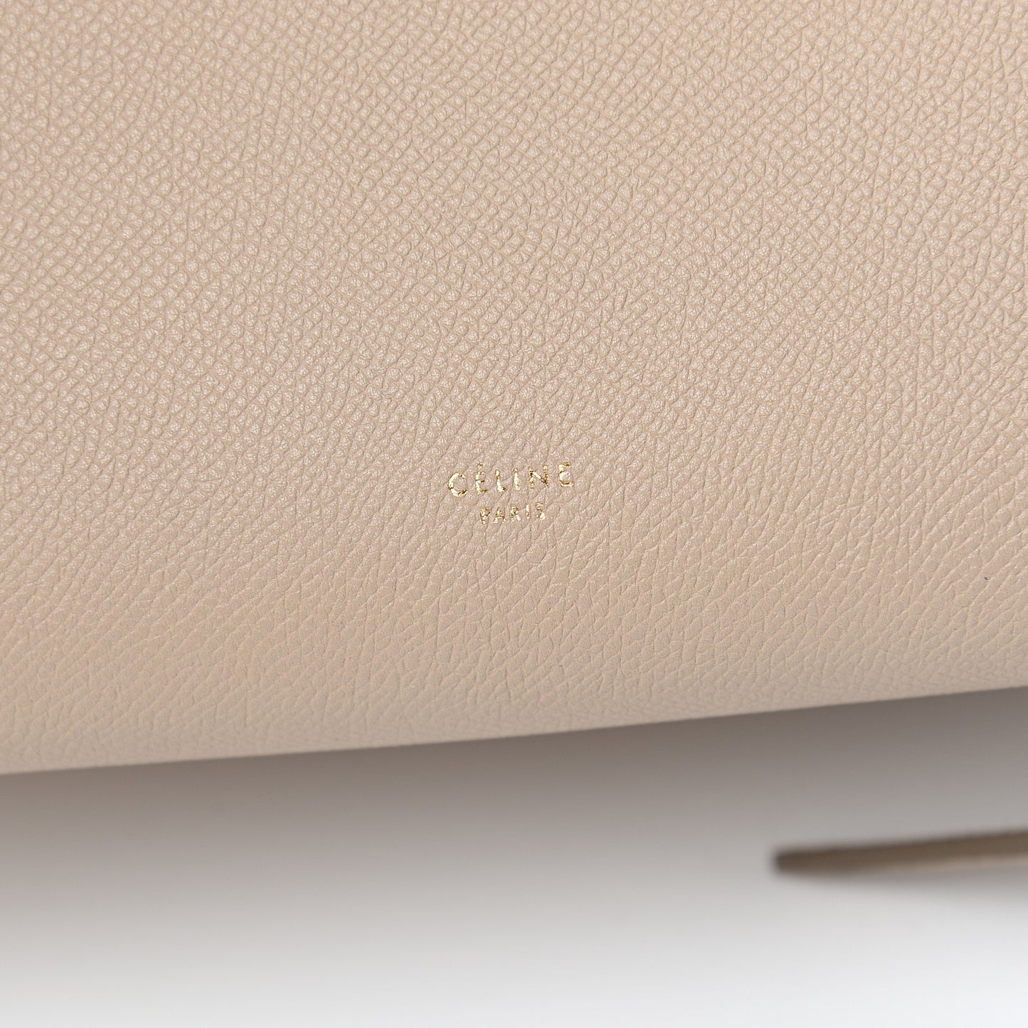 Grained Calfskin Mini Belt Bag Light Taupe