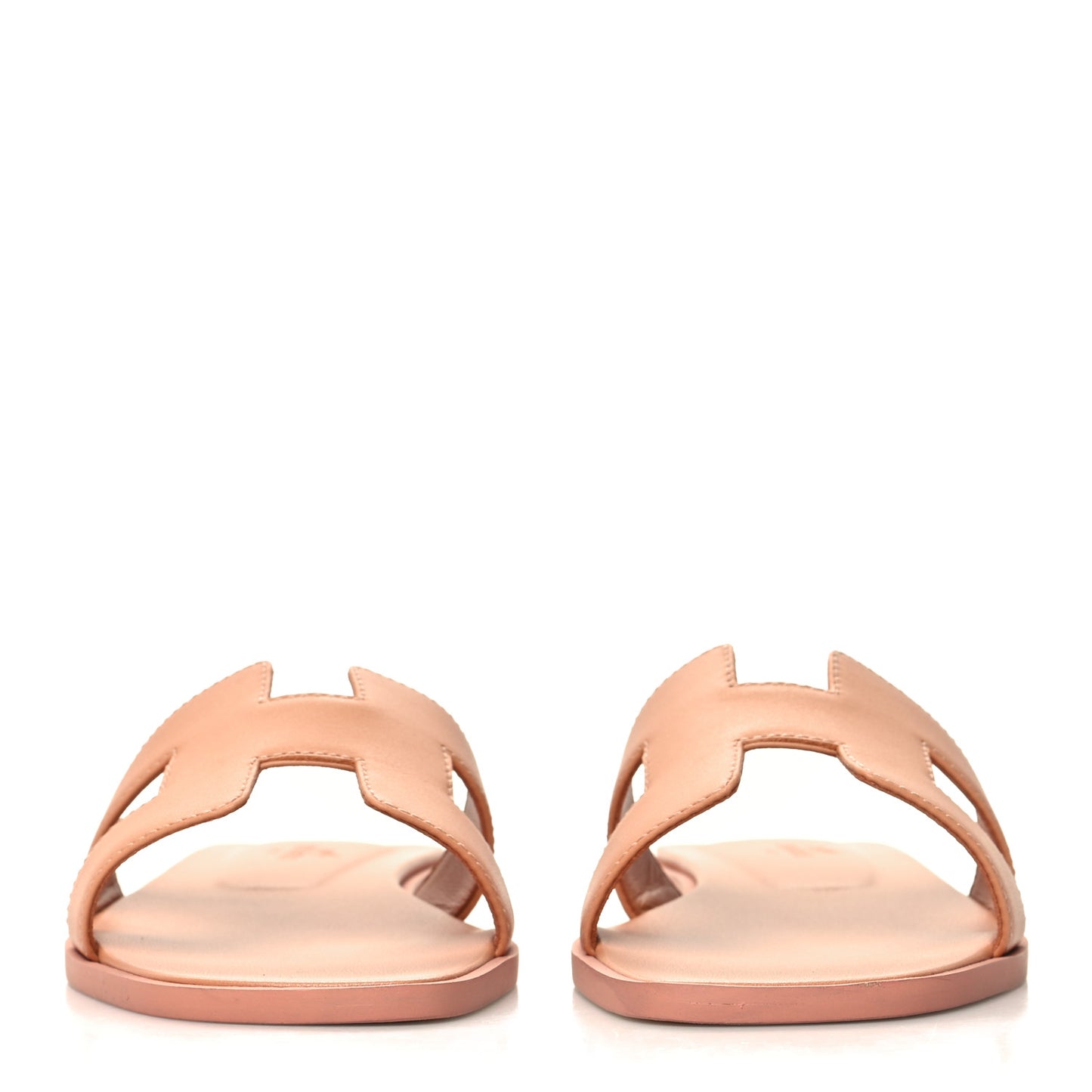 Calfskin Oran Sandals 36 Granit Rose