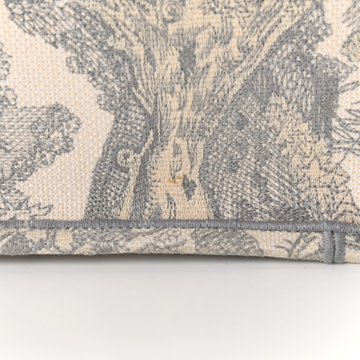 Christian Dior Canvas Embroidered Medium Dioriviera Toile De Jouy Book Tote Gray 13 of 17