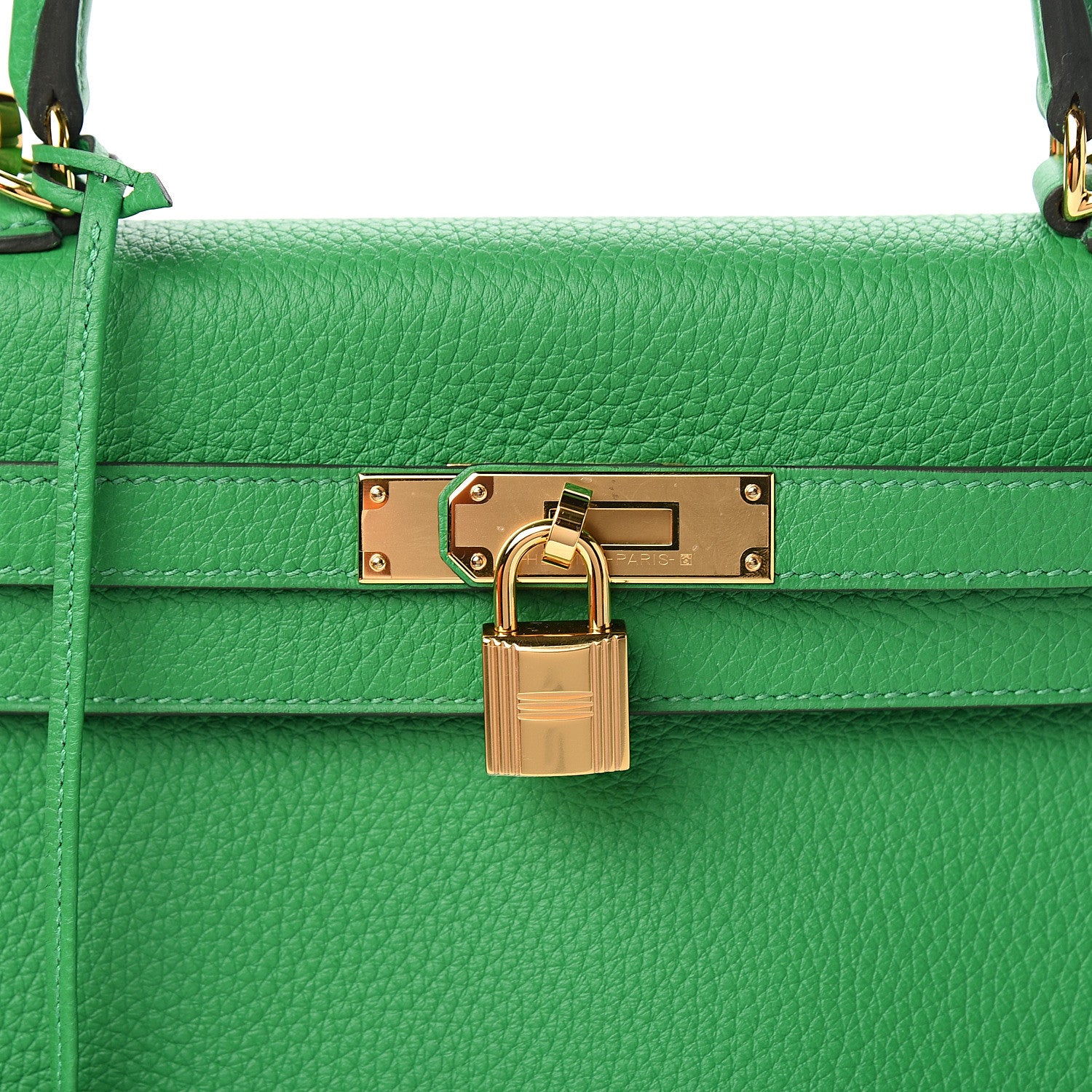 Hermes Taurillon Clemence Kelly Retourne 28 Bambou 9 of 10