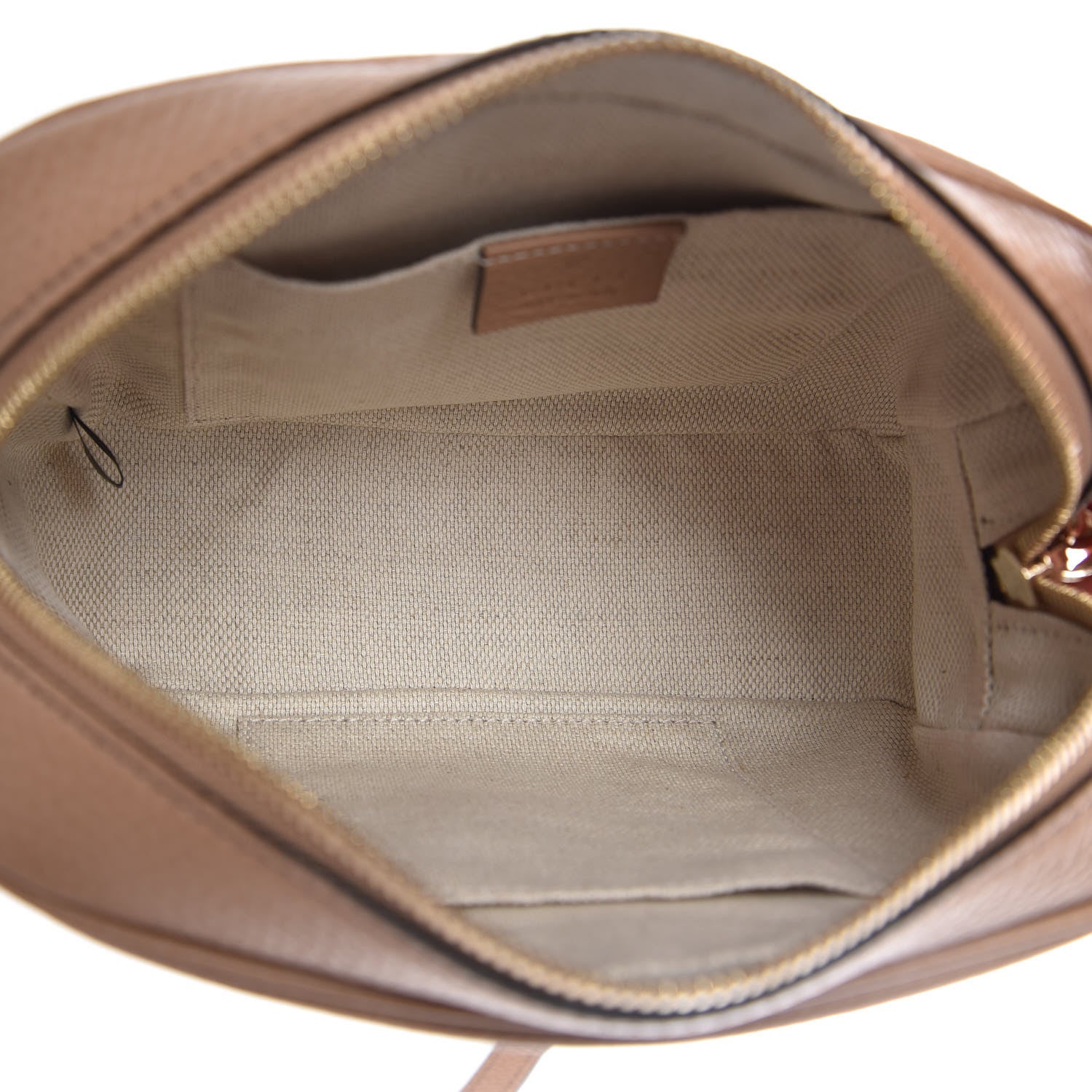Gucci Pebbled Calfskin Small Soho Disco Bag Camelia 5 of 10