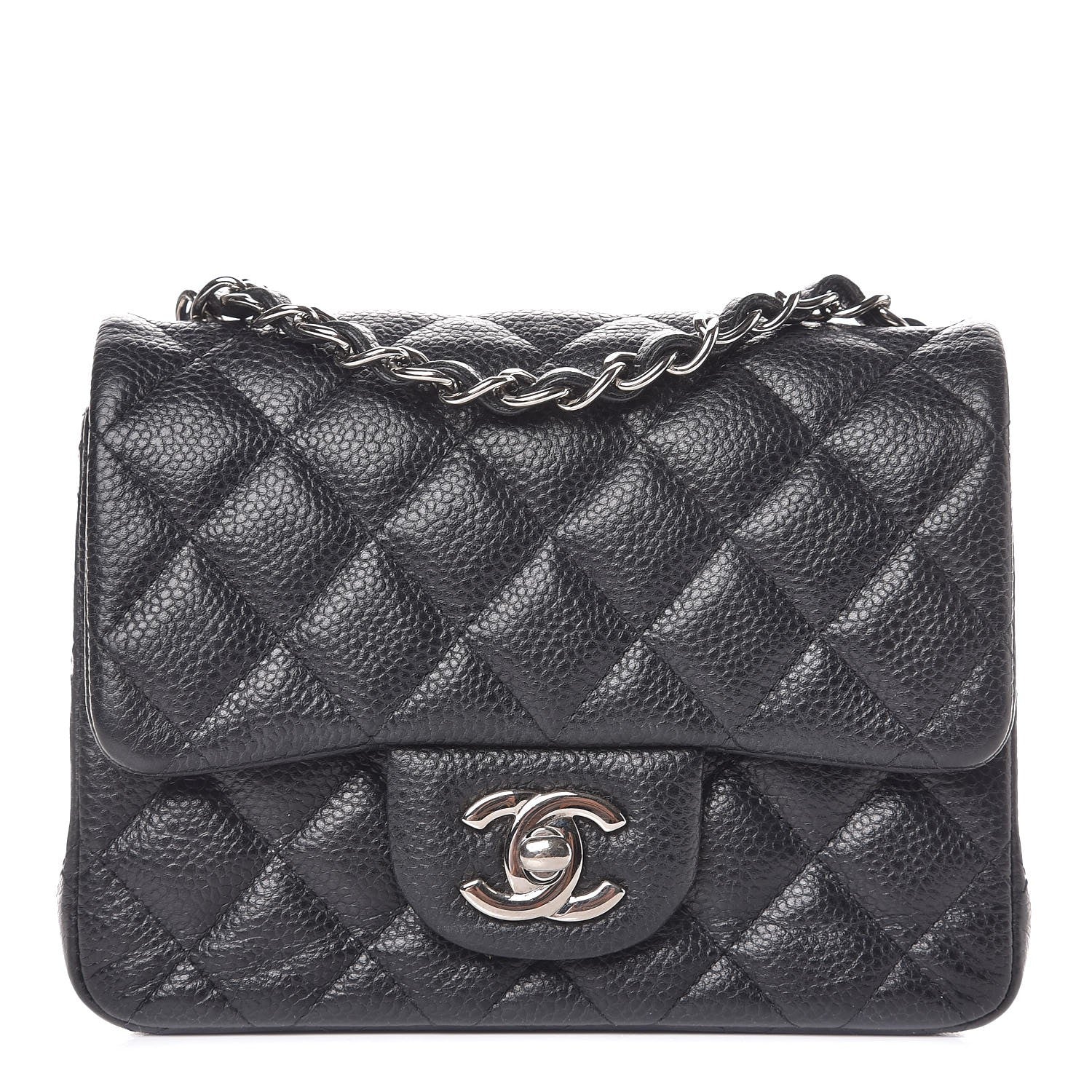 Chanel Caviar Quilted Mini Square Flap Black 1 of 7
