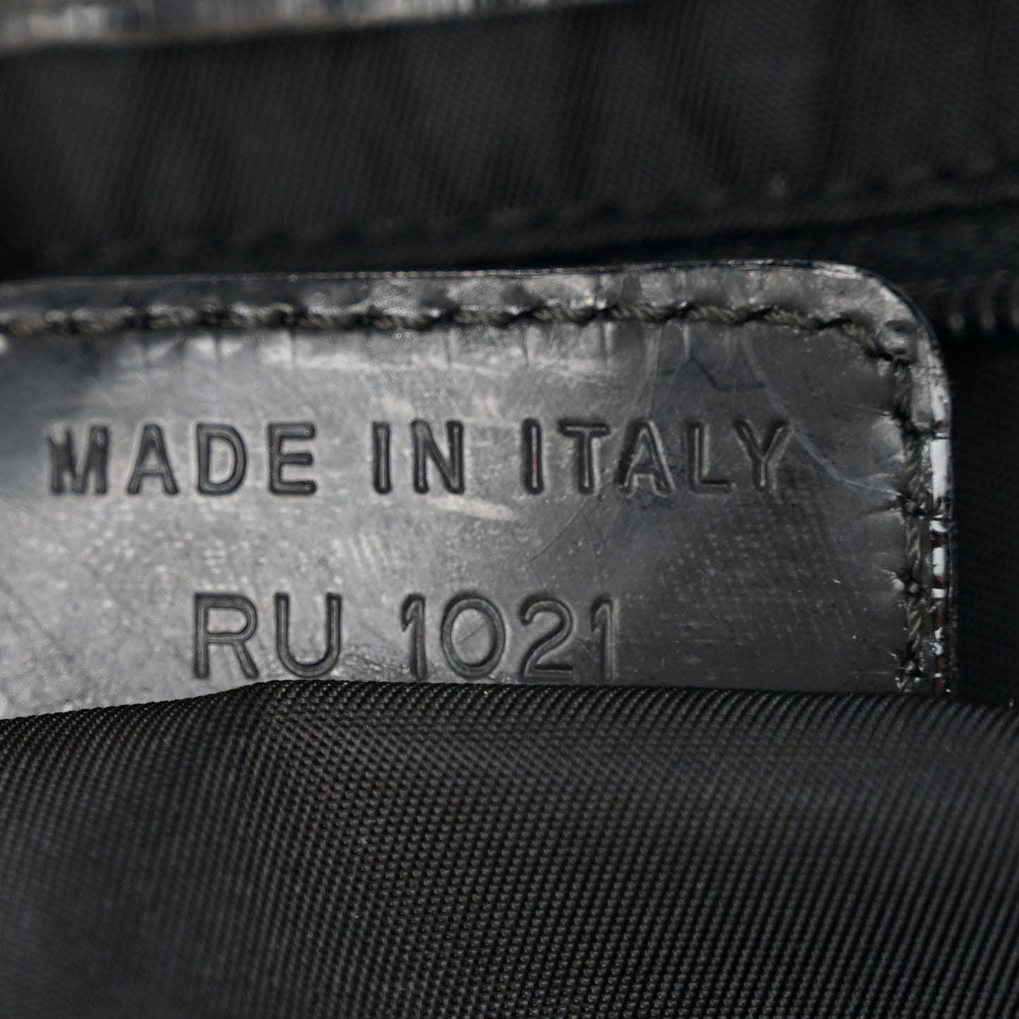 Nylon Saddle bag Black