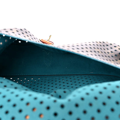 Louis Vuitton Monogram SC Flore Saumur Teal 5 of 17