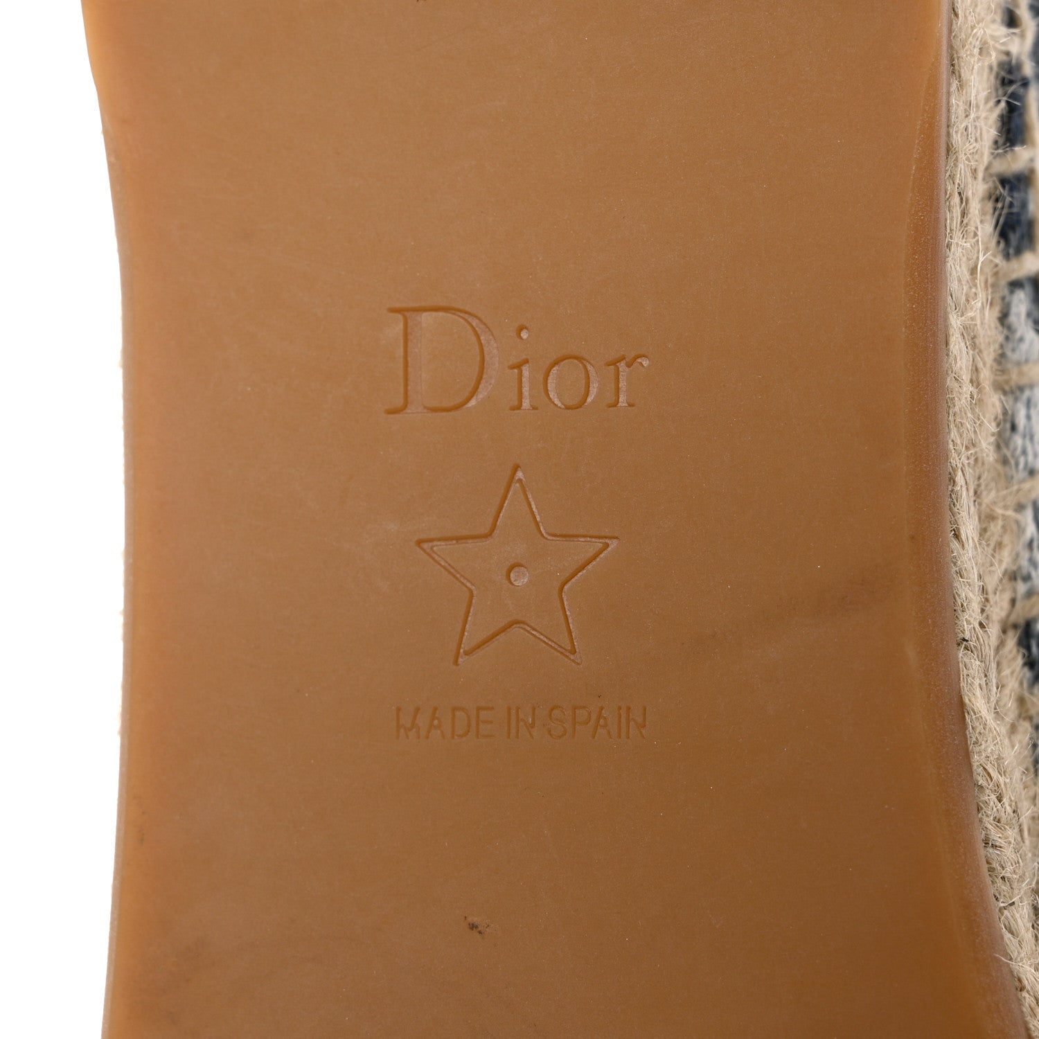 Christian Dior Canvas Tie and Dior Embroidered Granville 15mm Espadrilles 38 Denim 8 of 13