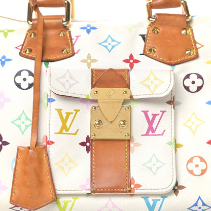 Louis Vuitton Monogram Multicolor Speedy 30 White 8 of 8