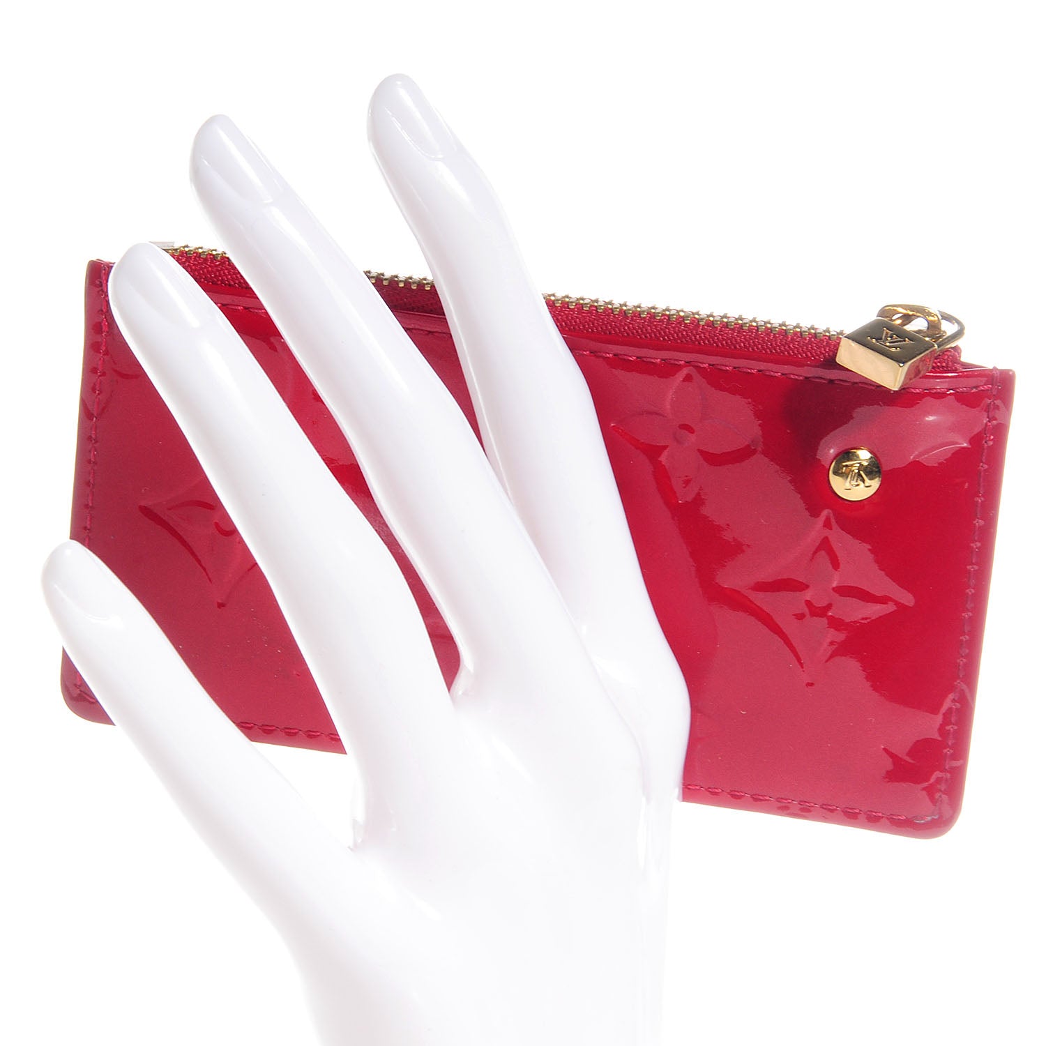 Louis Vuitton Vernis Key Pouch Pomme D'Amour 2 of 7
