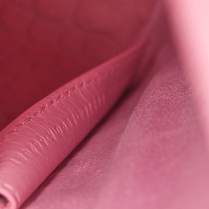 Balenciaga Calfskin Logo Crocodile Embossed XS Tool 2.0 North-South Tote Candy Pink White 8 of 9