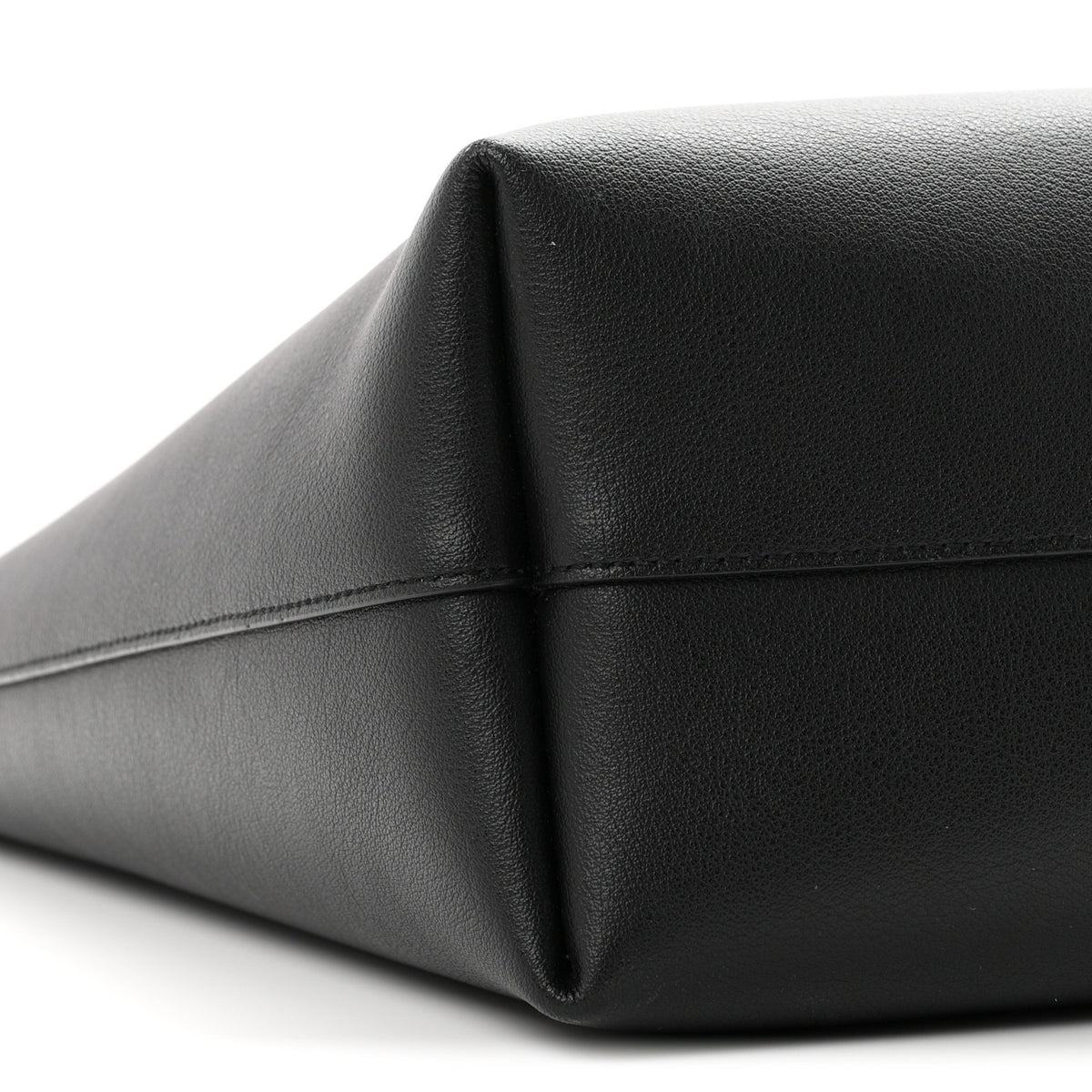 Calfskin Large Shopping Tote Black
