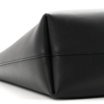 Saint Laurent Calfskin Large Shopping Tote Black 10 of 11