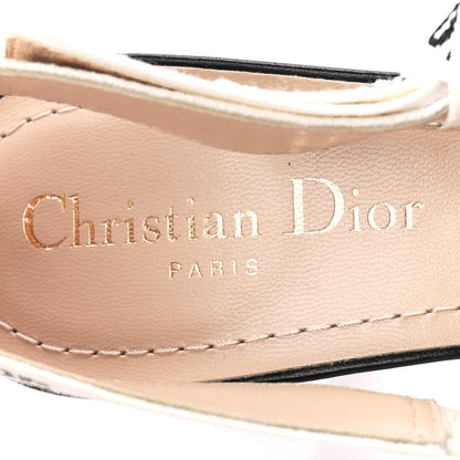 Christian Dior Technical Canvas Ribbon J Adior Slingback 65mm Pumps 36 Black 7 of 9