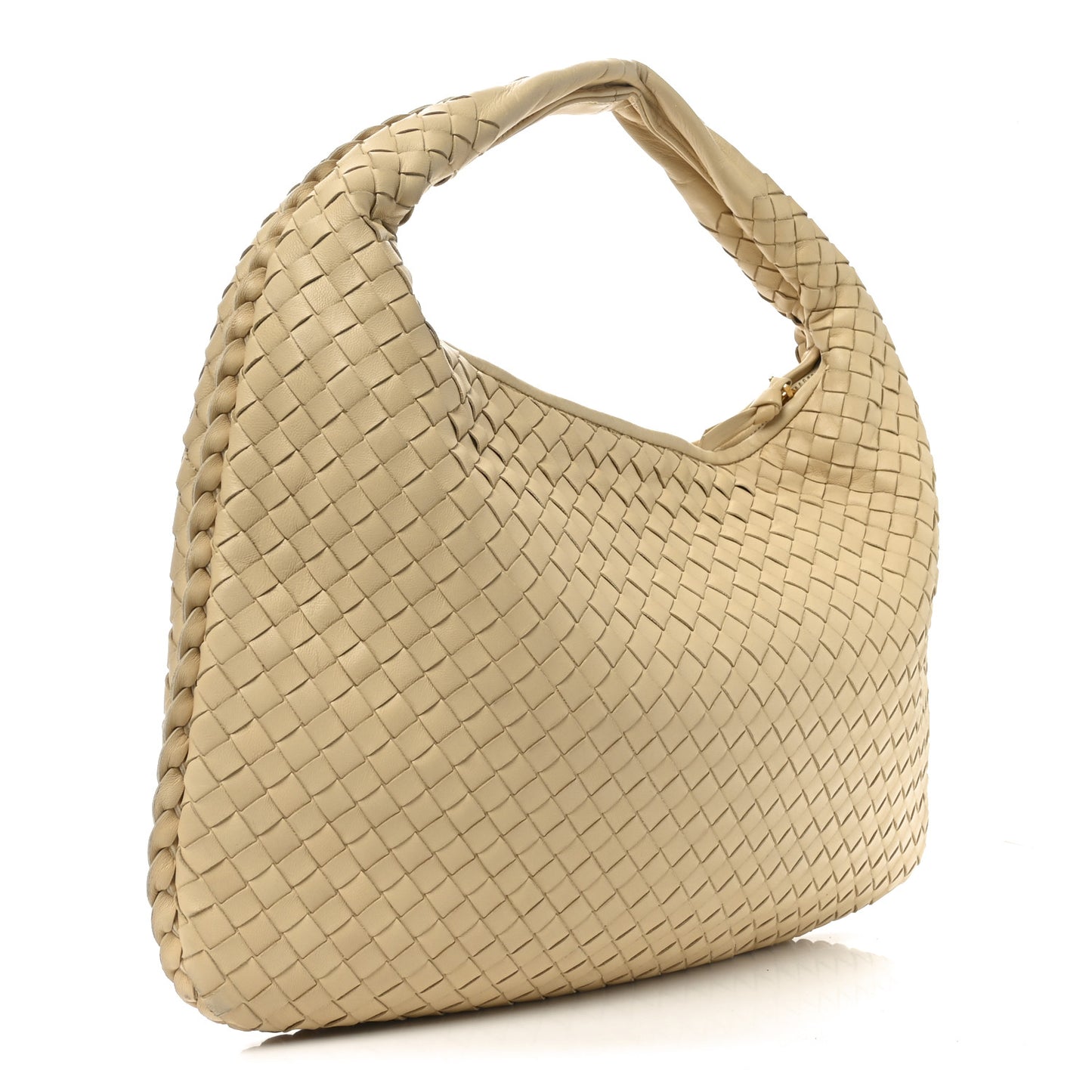 Nappa Intrecciato Medium Veneta Hobo Banane