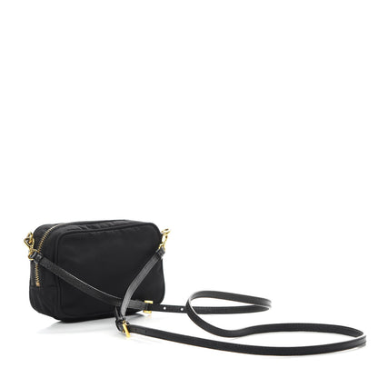 Prada Tessuto Nylon Mini Camera Crossbody Bag Black 3 of 10