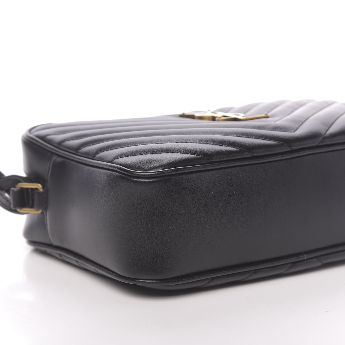 Calfskin Matelasse Monogram Lou Camera Bag Black