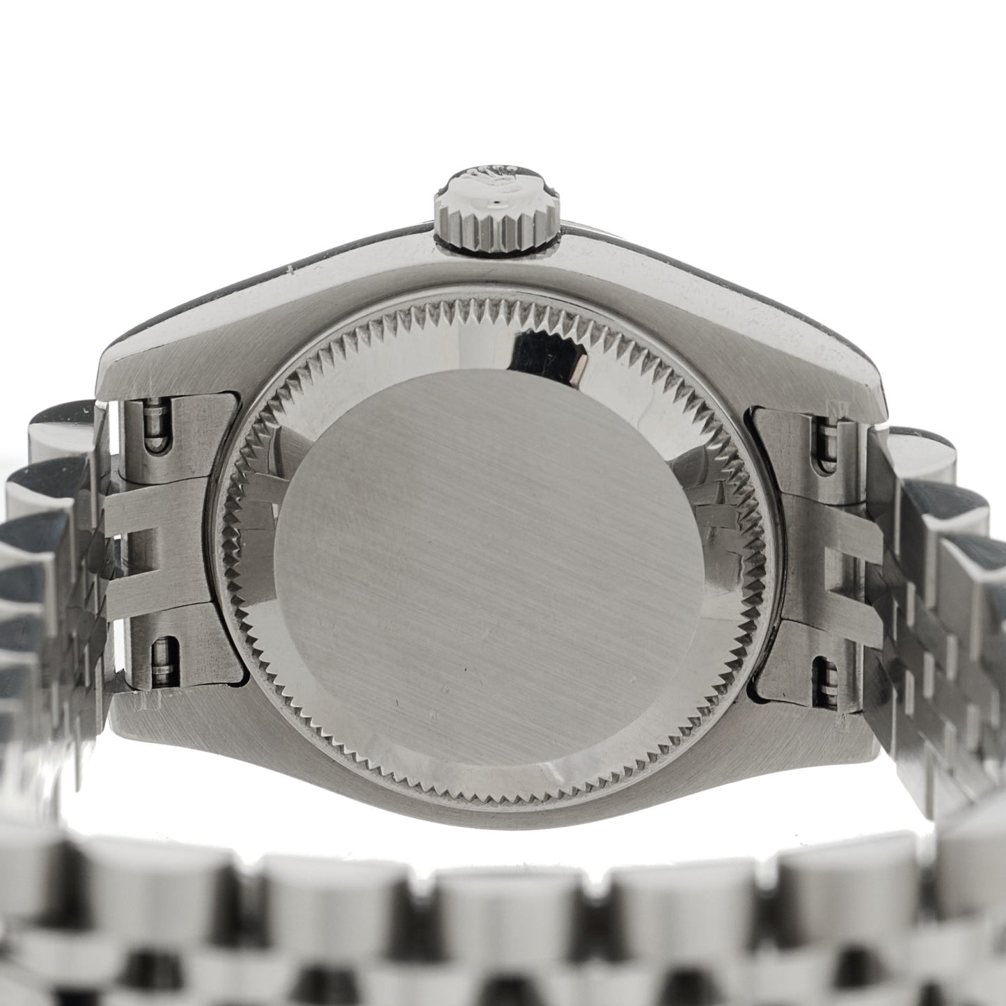 Stainless Steel 18K White Gold 26mm Oyster Perpetual Datejust Watch Blue Roman 179174