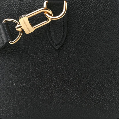 Louis Vuitton Empreinte Monogram Giant Speedy Bandouliere 25 Black Beige 14 of 14