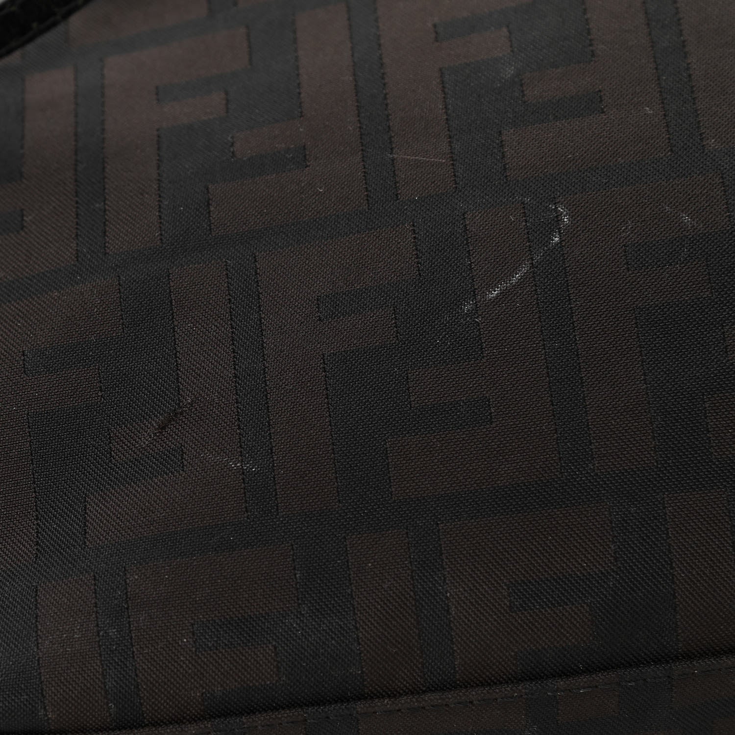 Fendi Nylon Zucca Medium Roll Tote Tobacco 13 of 22