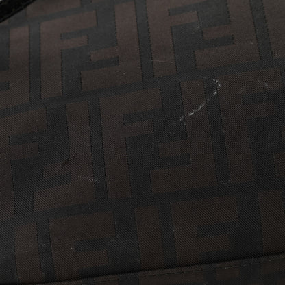 Fendi Nylon Zucca Medium Roll Tote Tobacco 13 of 22