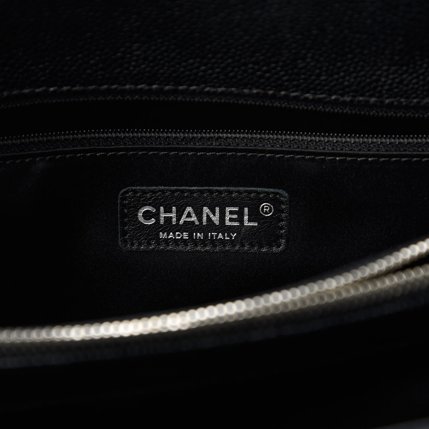 Chanel Caviar Quilted Grand Shopping Tote GST Black 8 of 14