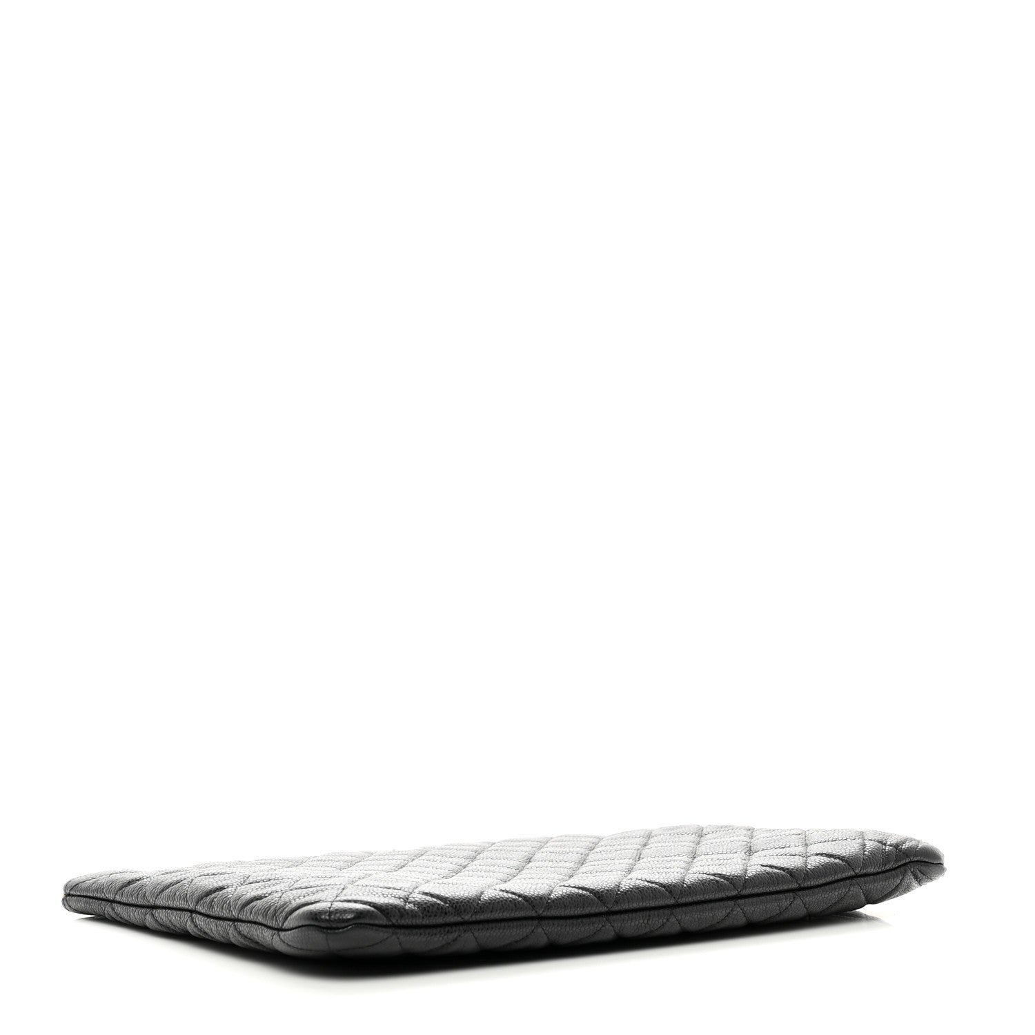 Chanel Caviar Quilted Large Cosmetic Case Black 4 of 8