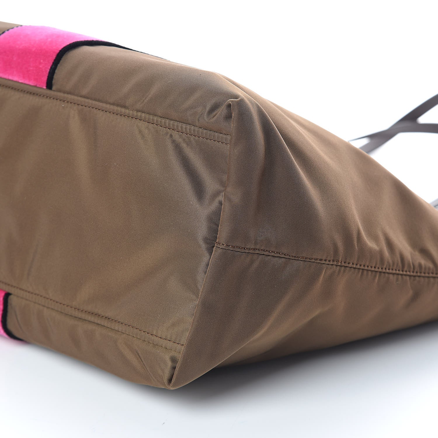 Prada Nylon Ricamo Cahier Tote Rovere 8 of 9