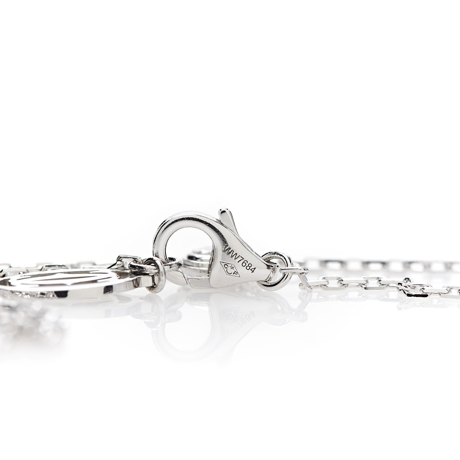 Cartier 18K White Gold Diamond XS D'Amour Pendant Necklace 5 of 7
